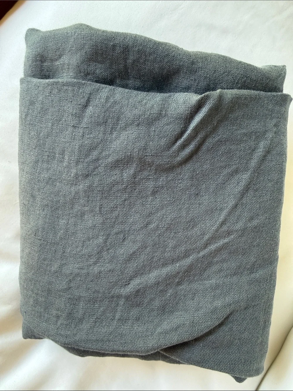 New Quince Charcoal Euro Linen Pillow Sham - Square 26”